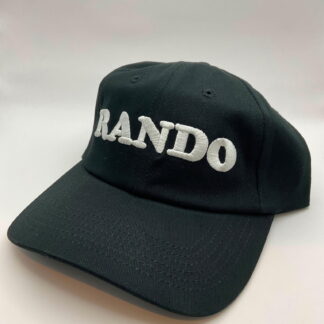 Black Rando "Dad Hat" - Adjustable Back