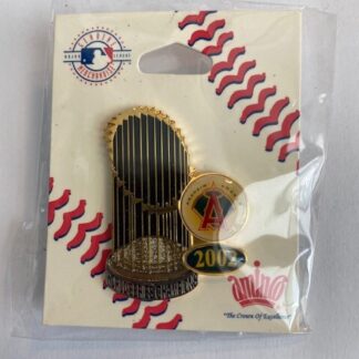 2002 Anaheim Angles Championship American League Trophy Pin (B)