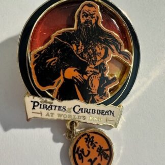 2007 Pirates of the Caribbean At Worlds End 3 WDW Disney Pin Sao Feng Dangle (E3