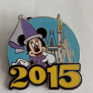 2015 WDW Pin Trading Starter Set Minnie At Magic Kingdom Disney Pin  (A9)