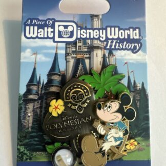 2016 Walt Disney World Piece of History Pin - Polynesian Resort Hotel Room Sign