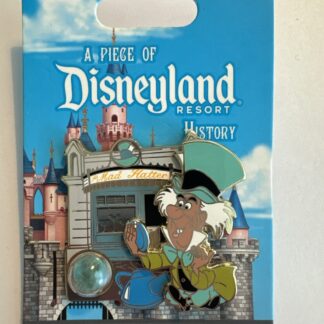 2017 Disney A Piece of Disneyland History LE2000 Alice Wonderland Mad Hatter Pin