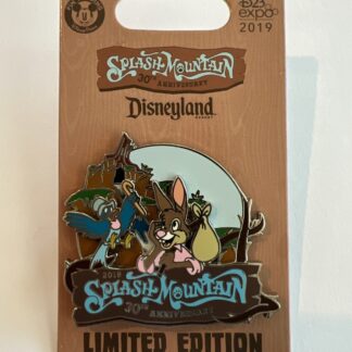 2019 Disney D23 Expo Splash Mountain 30th Anniversary Pin LE 500 - Brer Rabbit B