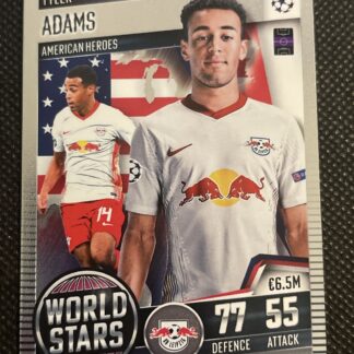 2020-21 Topps Match Attax 101 World Stars Tyler Adams #145