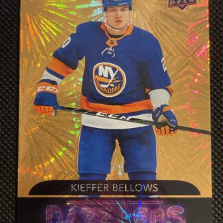 2020-21 Upper Deck Series 2 Kieffer Bellows Dazzlers Orange SP Card #DZ-79