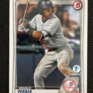 2020 Bowman Draft 1st Edition BD27 Oswald Peraza New York Yankees