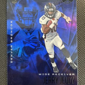 2020 Panini Illusions Jerry Jeudy Blue Sapphire RC Parallel Denver Broncos!