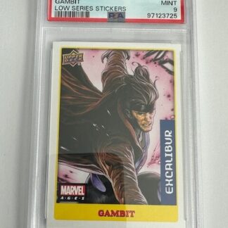 2020 Upper Deck Marvel Ages Low Sereis Sticker Gambit #95 PSA 9