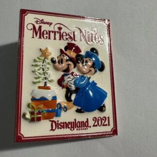 2021 Disney Parks Merriest Nites Mickey & Minnie Mouse Limited Release Pin (A7)