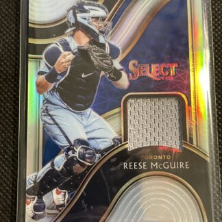 2021 Select Baseball Reese McGuire Silver Patch Prizm #SS-RM /150