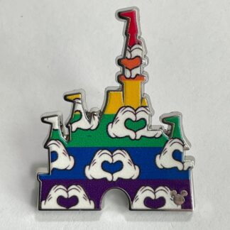 2025 Wave B Hidden Mickey Walt Disney World Rainbow Castle Pin WDW H2