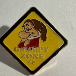 ARTIST PROOF - Grumpy Grumpy Zone Sign Snow White 2007 Disney Pin E6