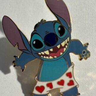 ARTIST PROOF - Valentine's Day 2006 - Stitch in Heart Boxer Shorts Disney Pin E6