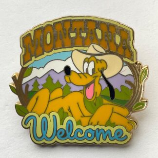 Adventures By Disney Welcome to Montana Pluto Disney Pin G4