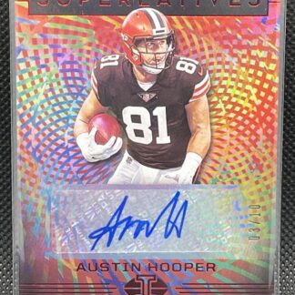 Austin Hooper Illusions Superlatives Auto Autograph Green 03/10
