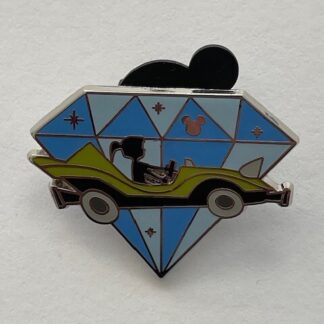 Autopia Disneyland 60th Diamond Hidden Mickey Disney Pin (C1)