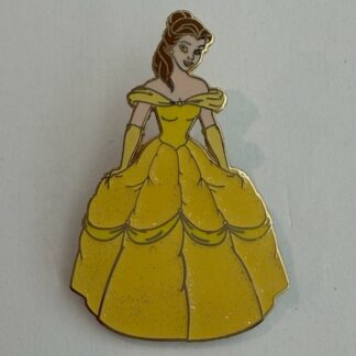 BELLE Pin Sparkle Princess 2002 Disney Glitter Princess Disney Pin H9