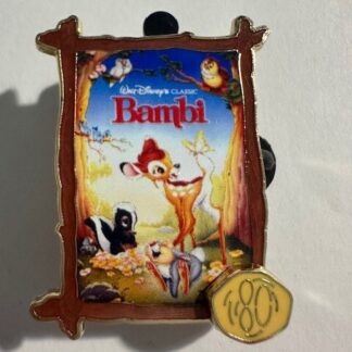 Bambi Poster 80th Anniversary Skunk Thumper Branch Frame Disney Pin (E2)