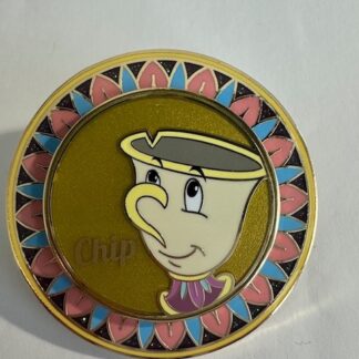 BoxLunch - Chip - Beauty and the Beast Dining Plates Series Disney Pin A0