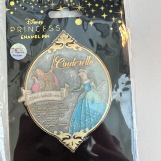 Cinderella Fairy Godmother Vintage Princess PALM Pink Ala LE 250 Disney Pin (B)