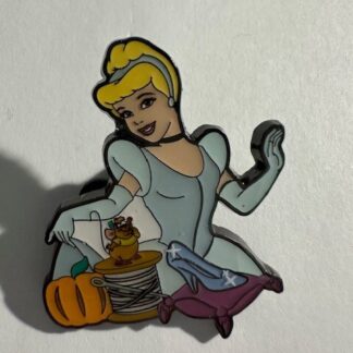 Cinderella Gus Slipper Loungefly Disney Princess Sidekick Blind Enamel Pin (A7)