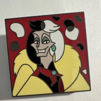 Cruella De Vil - 101 Dalmatians - Artfully Evil LE Disney Pin C3