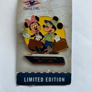 DCL Flawed May 14, 2005 Port Canaveral Mickey Minnie Disney Pin LE500 (B)