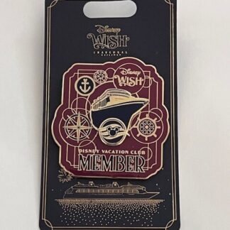 DCL - Member - Vacation Club - Wish LE Disney Pin B