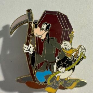 DIS Goofy Donald Boo To You Spooktacular Reaper Coffin Disney Pin (A2)