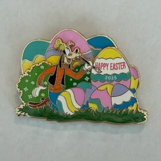 DIS - Goofy - Happy Easter 2025 Easter Eggs Painting Basket Disney Pin H7