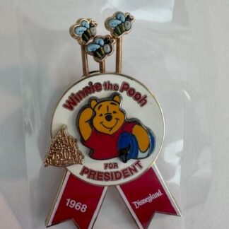 DISNEY DLR MAGICAL MILESTONES 1968 WINNIE THE POOH FOR PRESIDENT PIN (D5)