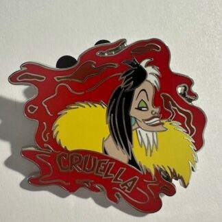 DISNEY Pin 166230 Cruella de Vil Villains Booster 101 Dalmatians (E0)