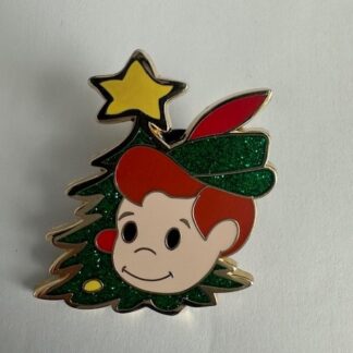 DL - Peter Pan with Christmas Tree - Small World - Holiday 2009 Disney Pin E1