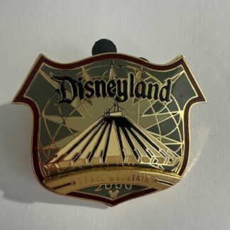 DL Space Mountain 2000 Crest Disney Pin (D3)