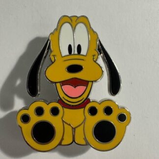 DLP - 2023 Baby Pluto - Big Feet - Yellow Puppy Dog Paris Disney Pin F9