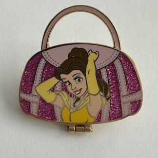 DLP - Belle Pink Glitter Handbag Beauty and the Beast 2012 Paris Disney Pin F7