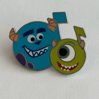 DLP Sulley and Mike - Pixar Friends Together - Music Notes 2024 Disney Pin F2