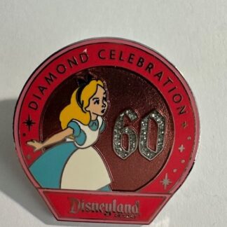 DLR 60th Diamond Celebration Disney Girls Mystery Pack Alice 2015 Disney Pin F2