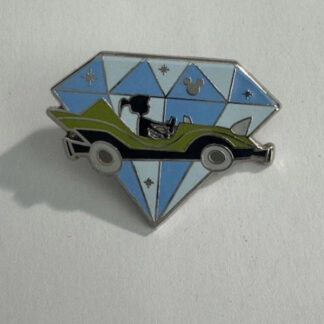 DLR Autopia Diamond Celebration Attractions Hidden Mickey 2015 Disney Pin (B7)