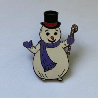 DLR Christmas Parade Series Snowman Candy Cane LE Disney Pin (A5)