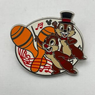 DLR Hidden Mickey 2019 Musicians chip and dale maracas Disney Pin G9