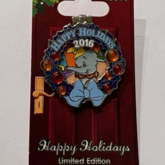 DLR Holiday Wreaths Resort Collection 2016 Hotel Dumbo LE Disney Pin (B)