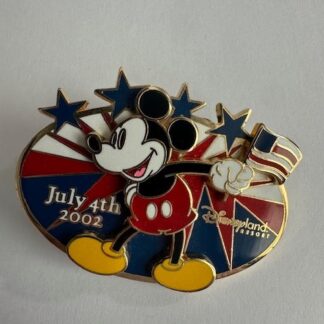 DLR - Mickey - July 4th - 2002 - Disneyland Resort 2002 Disney Pin A3