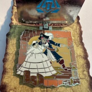 DLR Pirates Of The Caribbean 50th Anniversary Blue Gem Disney Pin (B)