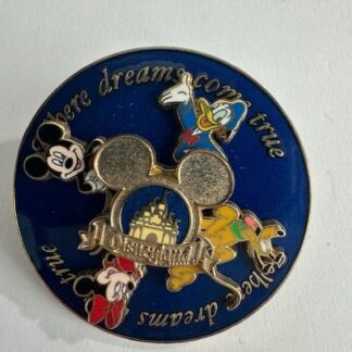 DLR - Where Dreams Come True - Mickey and Friends - Spinner 2006 Disney Pin D7