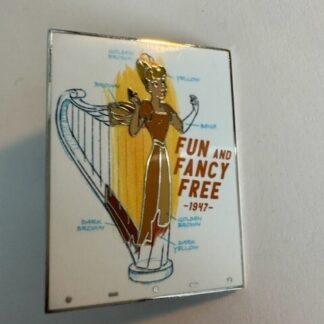 DS Ink And Paint Golden Singing Harp Fun and Fancy Free Disney Pin (C8)