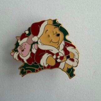 DS - Pooh and Piglet - Christmas Wreath - 12 Months of Magic 2002 Disney Pin F8