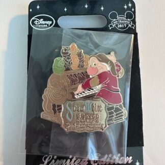 DS Snow White 80th Anniversary Grumpy At Organ LE 500 Disney Pin  (B)