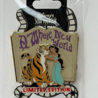 DSF Jasmine Rajah - Aladdin Once Upon a Time Book A Whole New World Disney Pin B