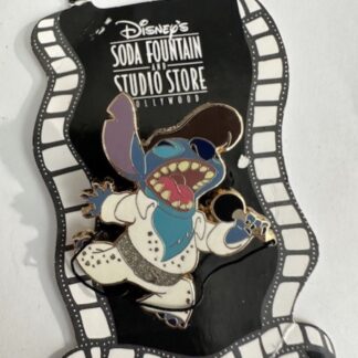 DSF Stitch As Elvis With Cord Lilo And Stitch Singing LE 500 Disney Pin (B)